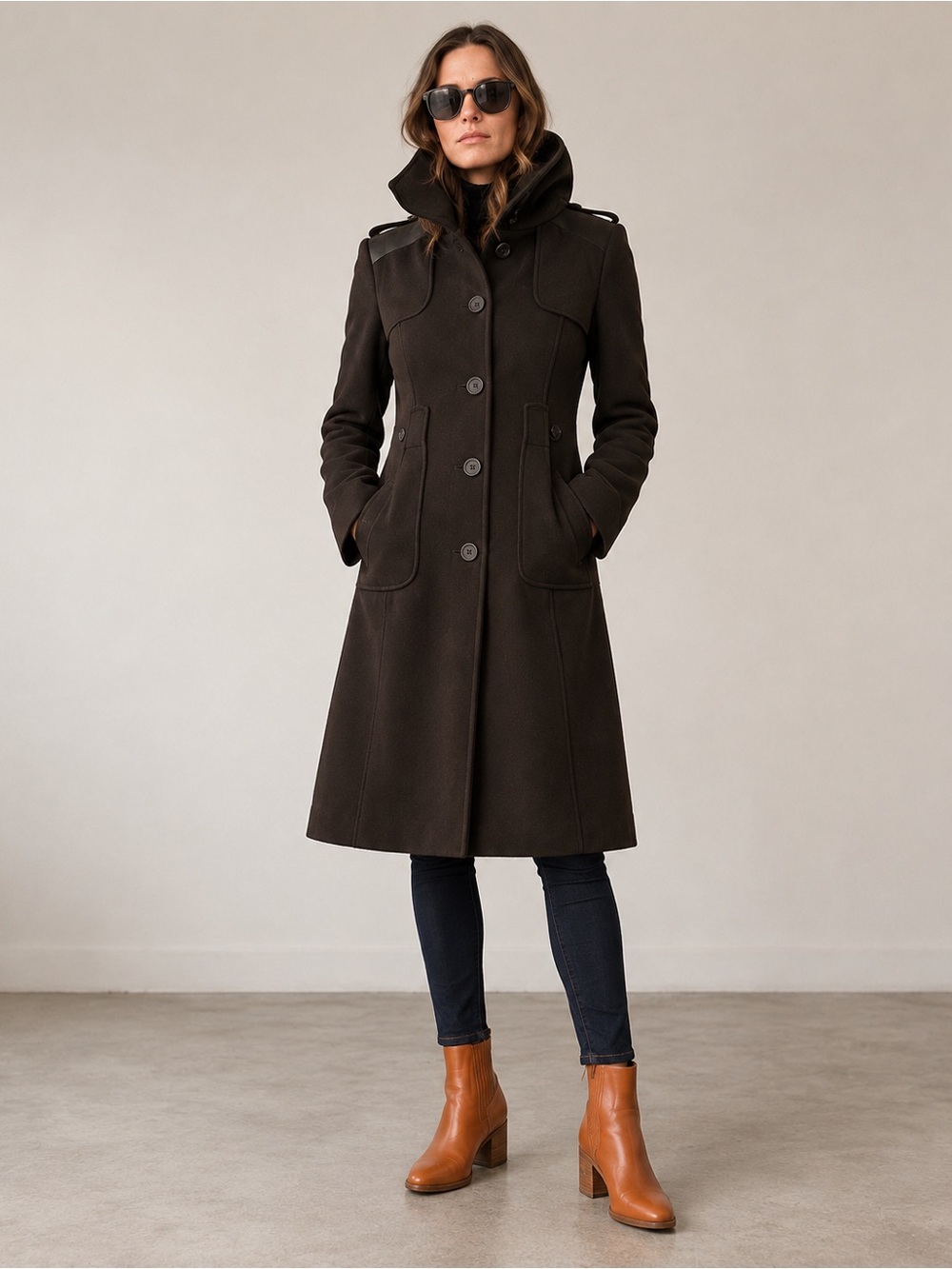 Mackage | Mint condition | Chic wool cashmere blend trench | Size Medium
